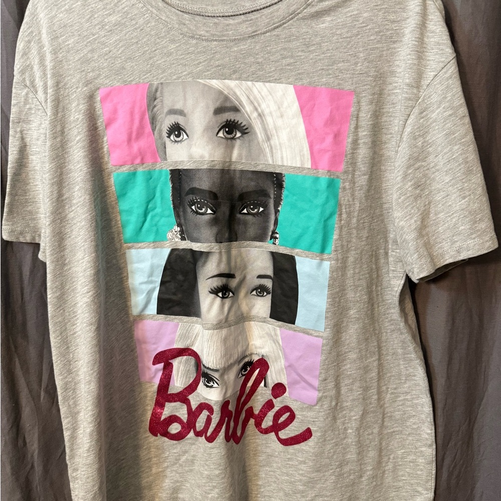 Barbie Graphic Women’s 3x T-Shirt - Gray